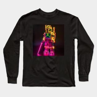 Galactic Hunter's Helmet 6 - Boba Fett Style Long Sleeve T-Shirt